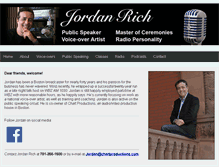 Tablet Screenshot of jordanrich.com